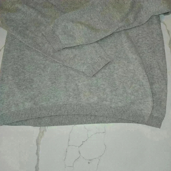 Weatherproof Vintage Mens 100% Cotton Sweater Sweatshirt Gray Size Large - Picture 6 of 7